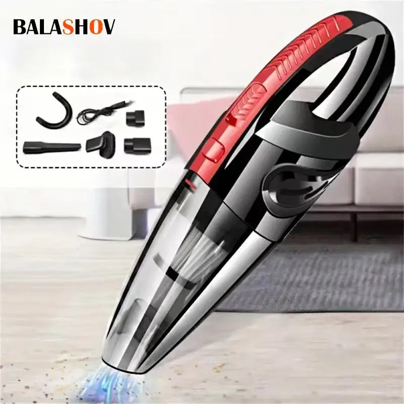 Portable Car Wireless Vacuum Cleaner - Powerful Suction - Rechargeable