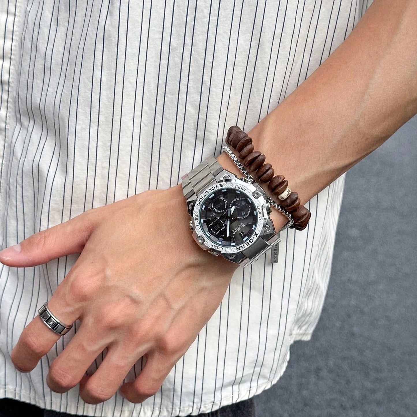 Citizen CZ Smart Hybrid Gen 2 42.5MM Stainless Steel Sport Smartwatch-JX2017-56E