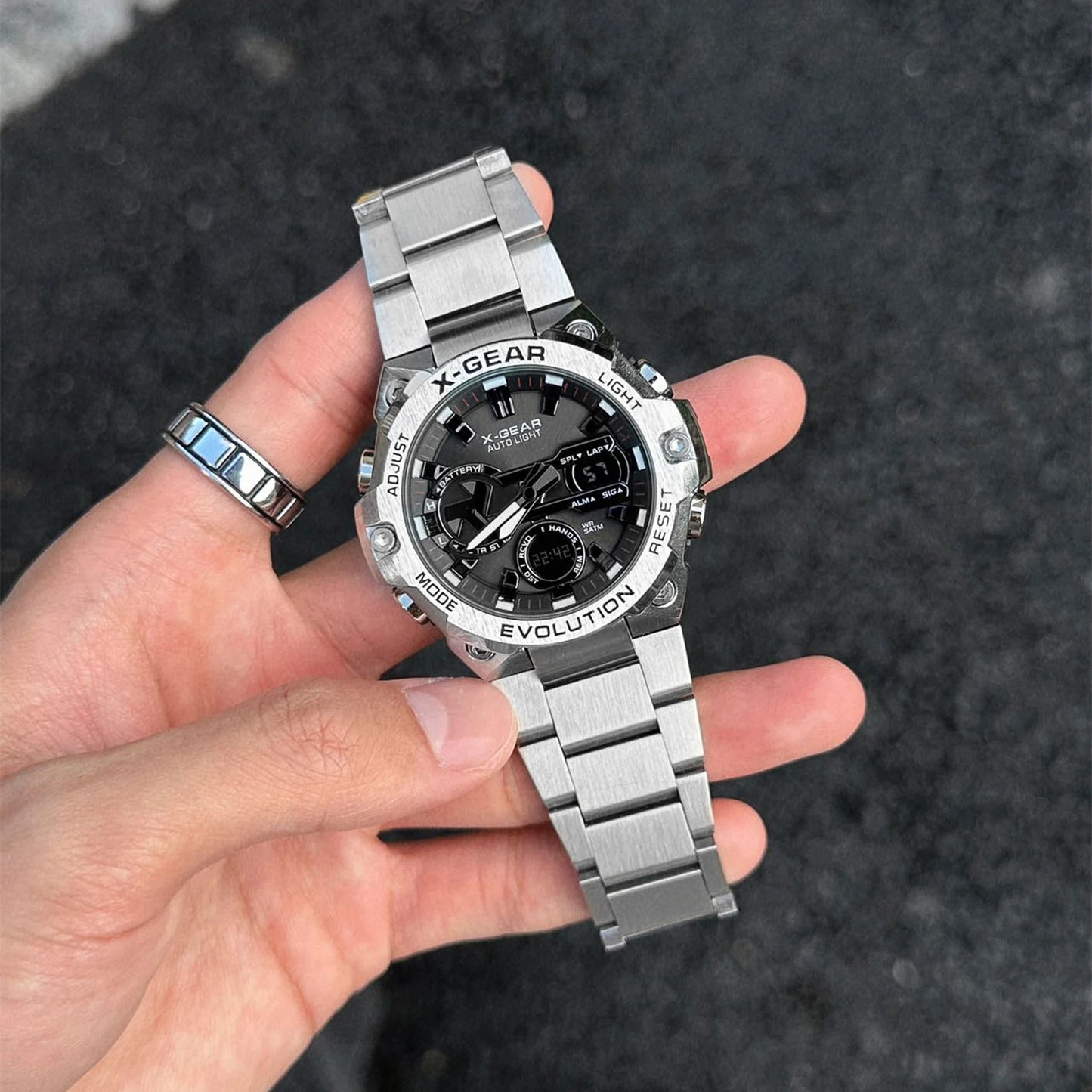 Citizen CZ Smart Hybrid Gen 2 42.5MM Stainless Steel Sport Smartwatch-JX2017-56E