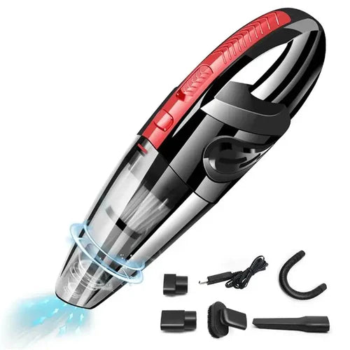 Portable Car Wireless Vacuum Cleaner - Powerful Suction - Rechargeable