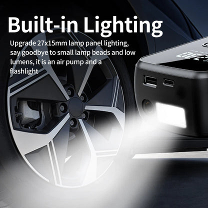 Portable Electric Air Compressor Pump for Car, Bike & Motorcycle Tires