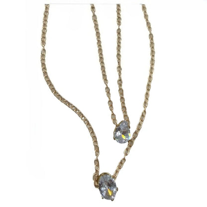 Heart Pendant Necklace (CZ)