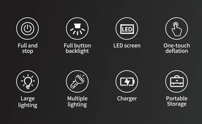 Portable Electric Air Compressor Pump for Car, Bike & Motorcycle Tires