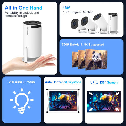 Home Cinema Outdoor/Indoor Projector