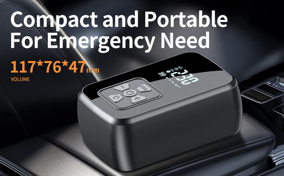 Portable Electric Air Compressor Pump for Car, Bike & Motorcycle Tires