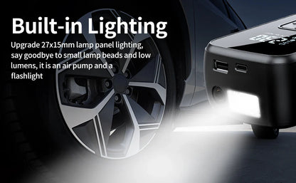 Portable Electric Air Compressor Pump for Car, Bike & Motorcycle Tires