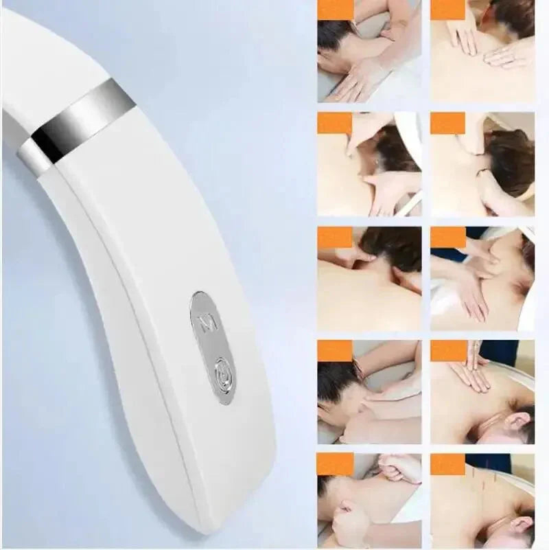 Protable Mini Neck Shoulder Massager Deep Massage Neck Warm Pressing Neck Pressing Care
